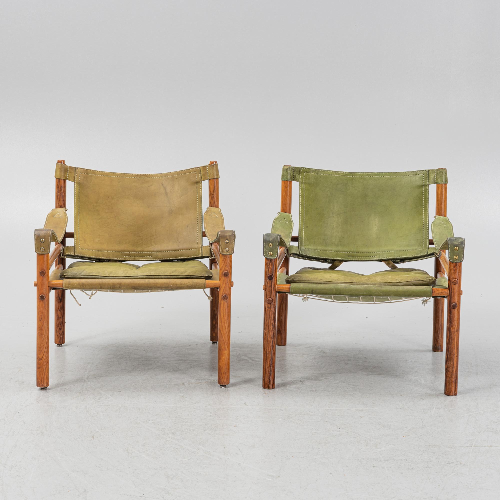Arne Norell, a pair of 'Sirocco' chairs, Norell Möbel AB, 1960's/70's.