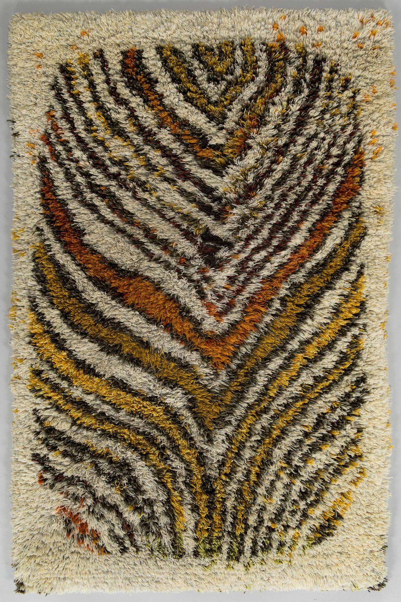 Laila Leppänen, Rya, modell för Neovius. Ca 140x92 cm.