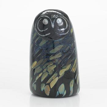 Oiva Toikka, a glass bird, signed signerad O. Toikka Nuutajärvi.