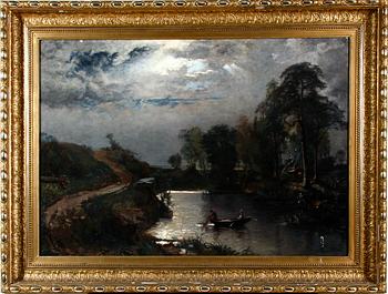 WAHLBERG, ALFRED Kopia efter. Olja på duk, bär signatur SvS.