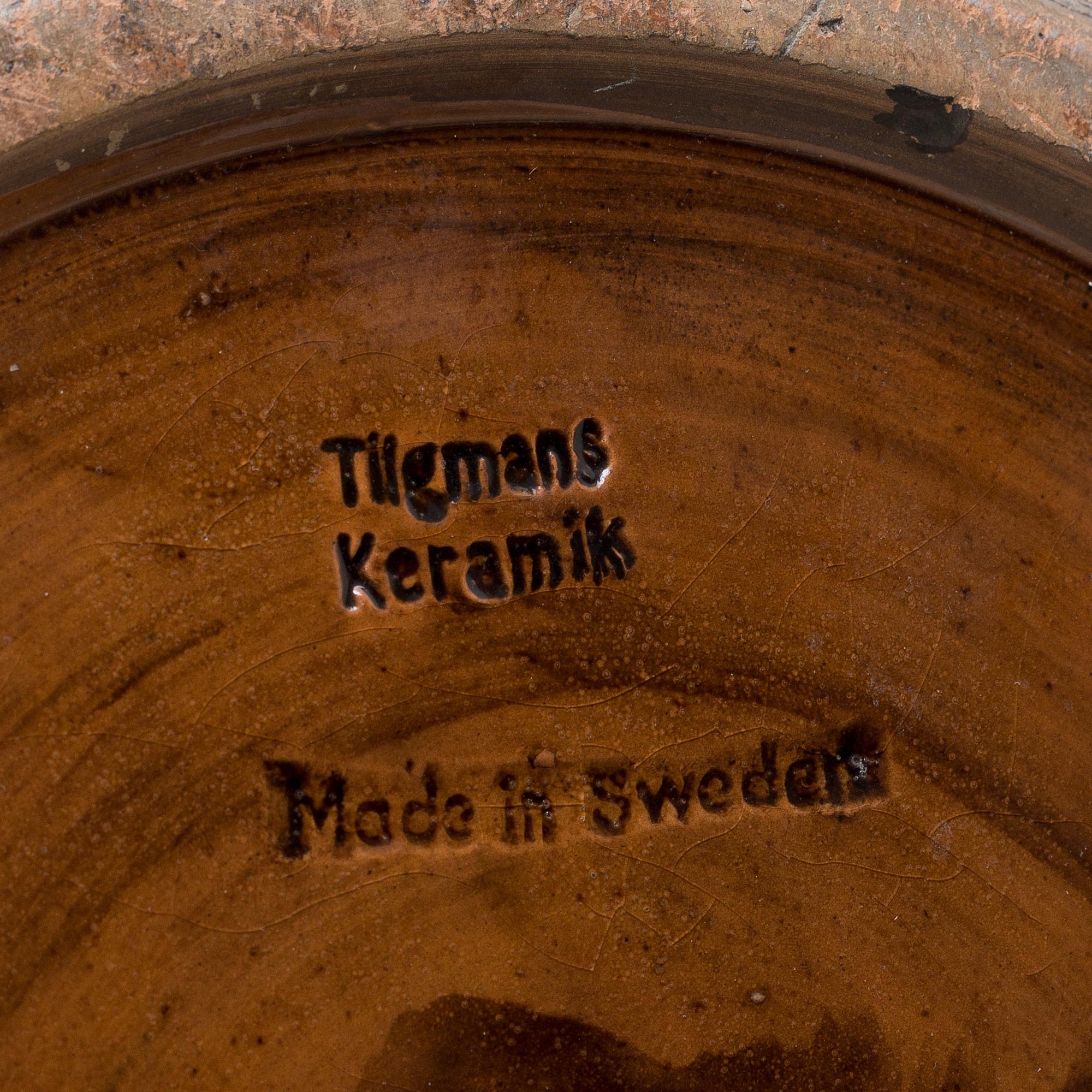 MARIAN ZAWADZKI, a large ceramic vase from Tilgmans, signed and dated 1965.