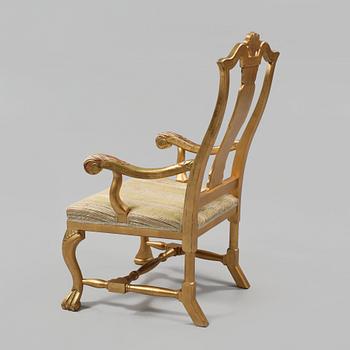 KARMSTOL, barockstil, 1900-tal.