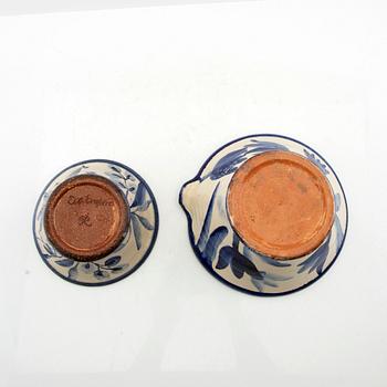 Eva Englund, 2 signed bowls.