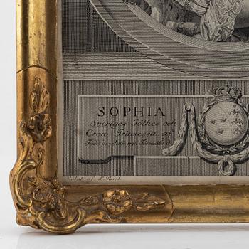 Lorens Pasch d y, after, engravings a pair, engraved by Jacob Gillberg (1724-1793) 1774.