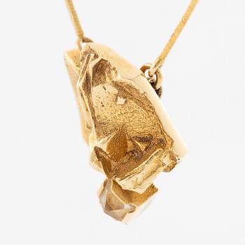 Björn Weckström, necklace, "Lompolo", 18K gold.
