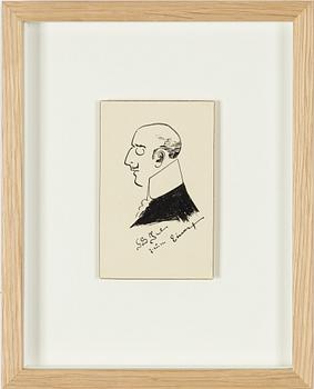 Einar Jolin, Man in Profile (Christmas Greeting).