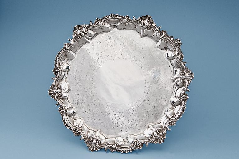 A SILVER TRAY.