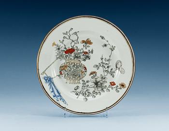 1634. A set of four famille rose plates, Qing dynasty, early Qianlong, circa 1740.