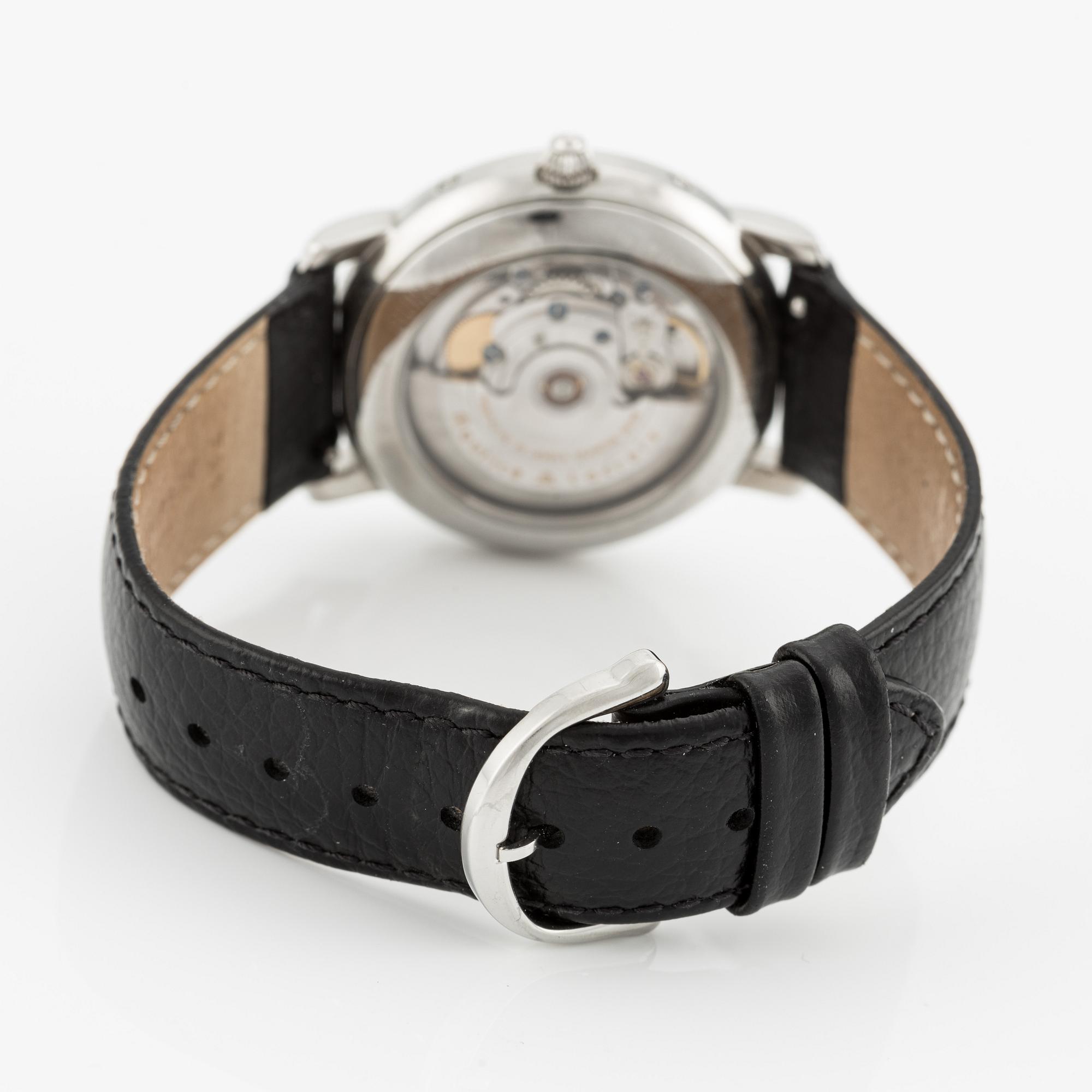 Maurice Lacroix, Masterpiece, Phase de Lune, wristwatch, 38 mm.