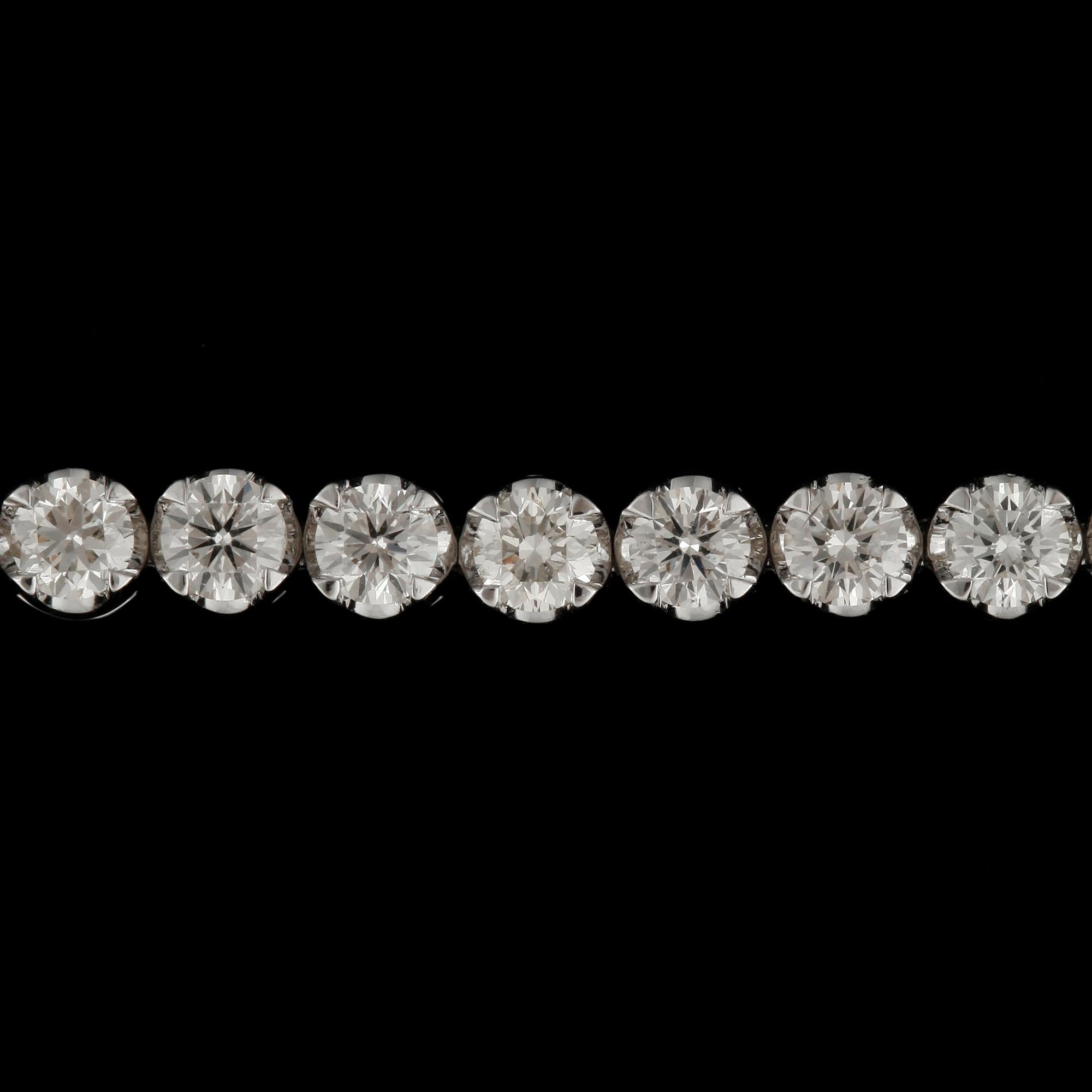 A diamond, circa 5.00 cts, bracelet.