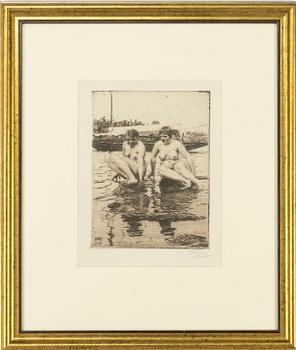 Anders Zorn, "Mina modeller" (My models).