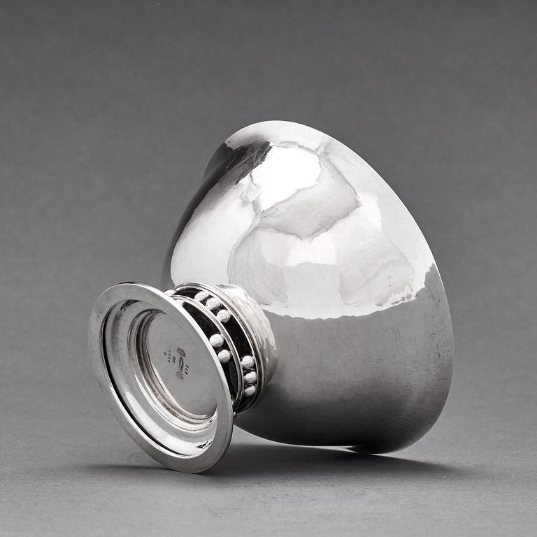 Georg Jensen, an 830/1000 silver lidded bowl, Copenhagen 1918, design nr 273,
