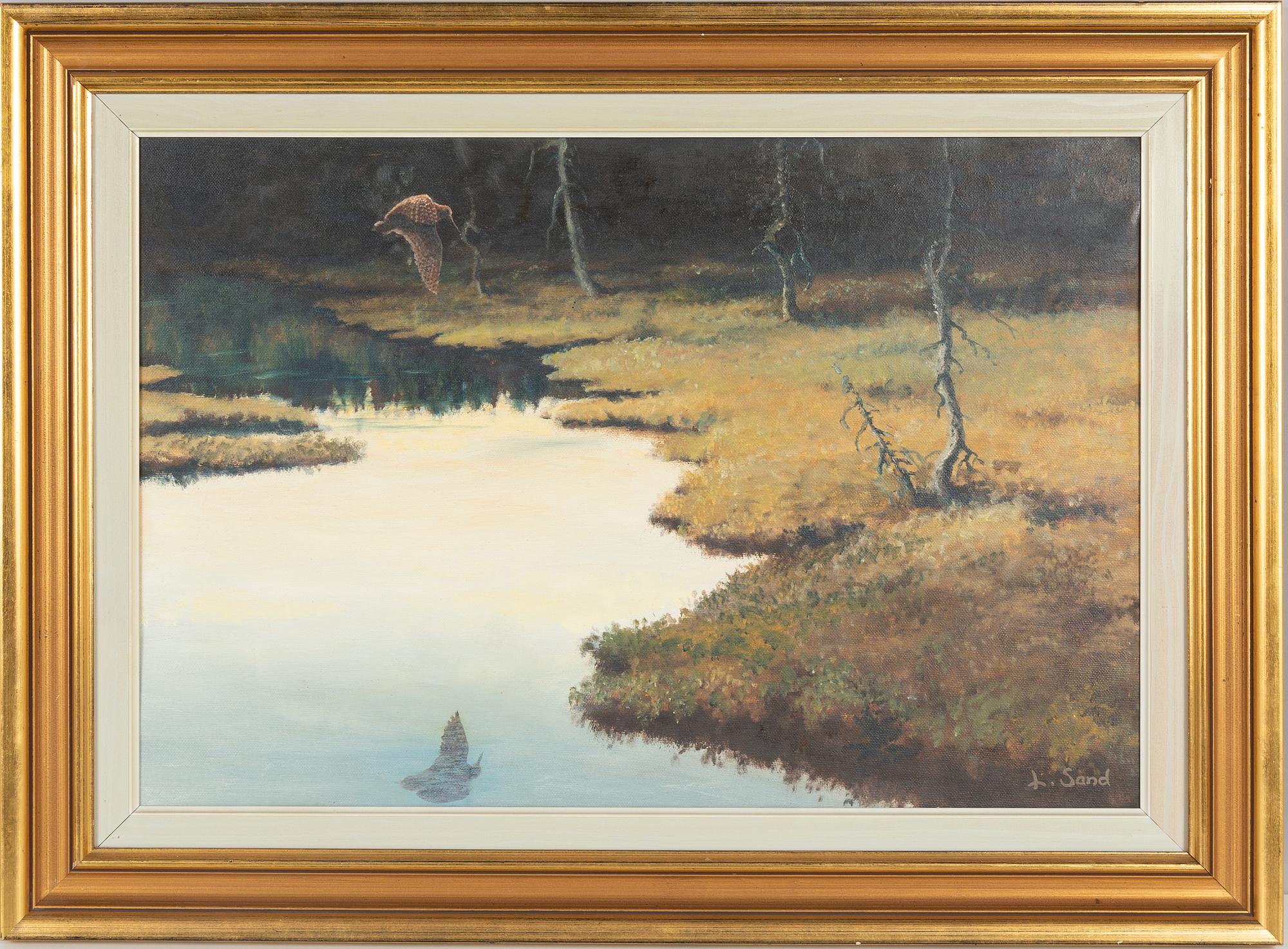 Lennart Sand, oil on canvas, signed.