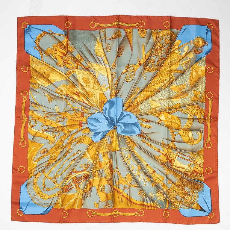 Hermès, scarf, "Soleil de soie".