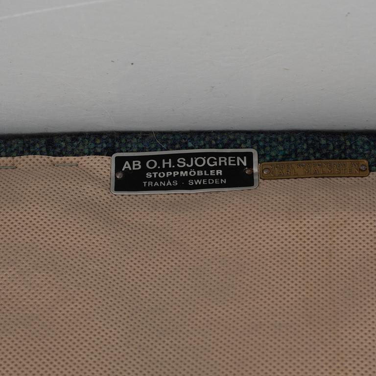 Carl Malmsten, fåtöljer ett par, "Hemmakväll", 1900-talets andra hälft.