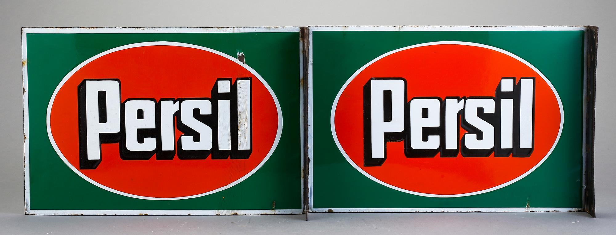 EMALJSKYLTAR, 2 st, "Persil", 1900-talets första hälft.
