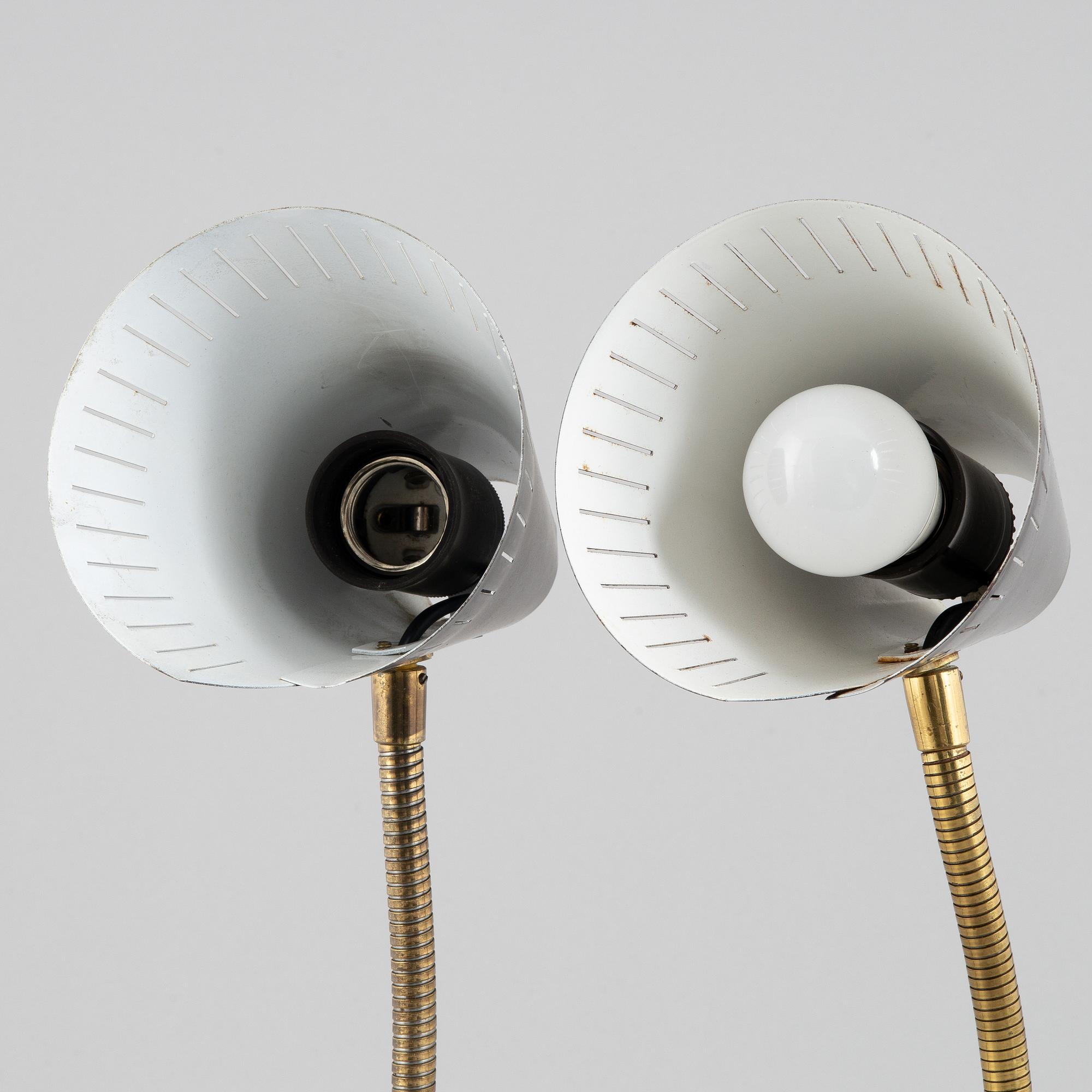 A pair of table lamps, a pair, Falkenberg's lighting, 1950s.