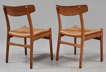 STOLAR, ett par, Hans J Wegner, 1900-talets andra hälft.