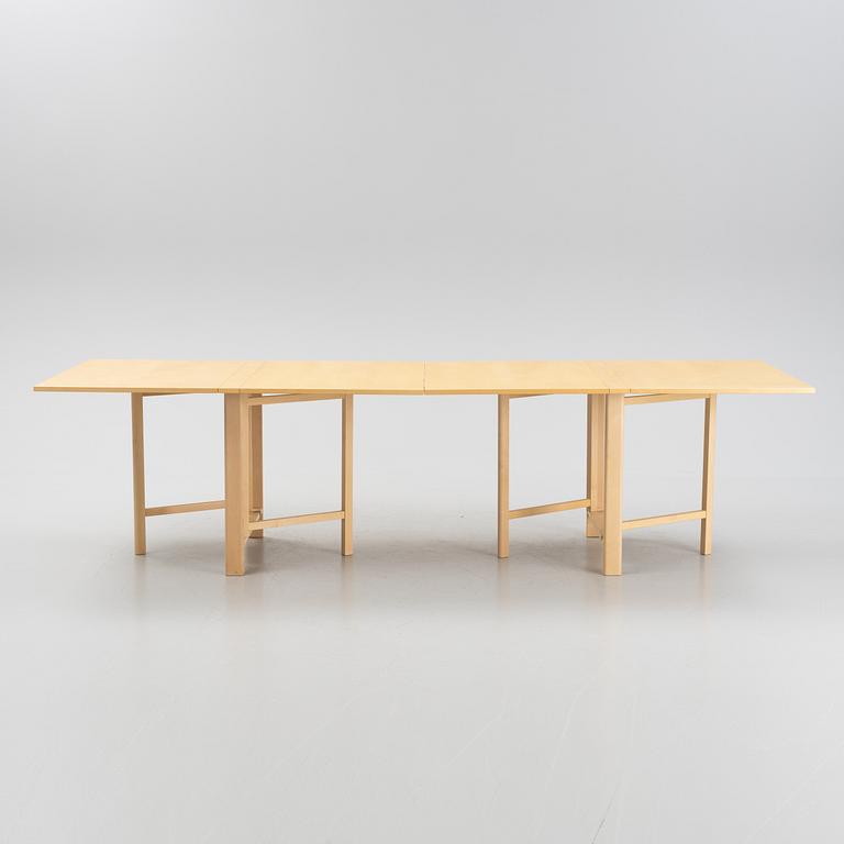 Bruno Mathsson, a birch 'Maria Flap' table,