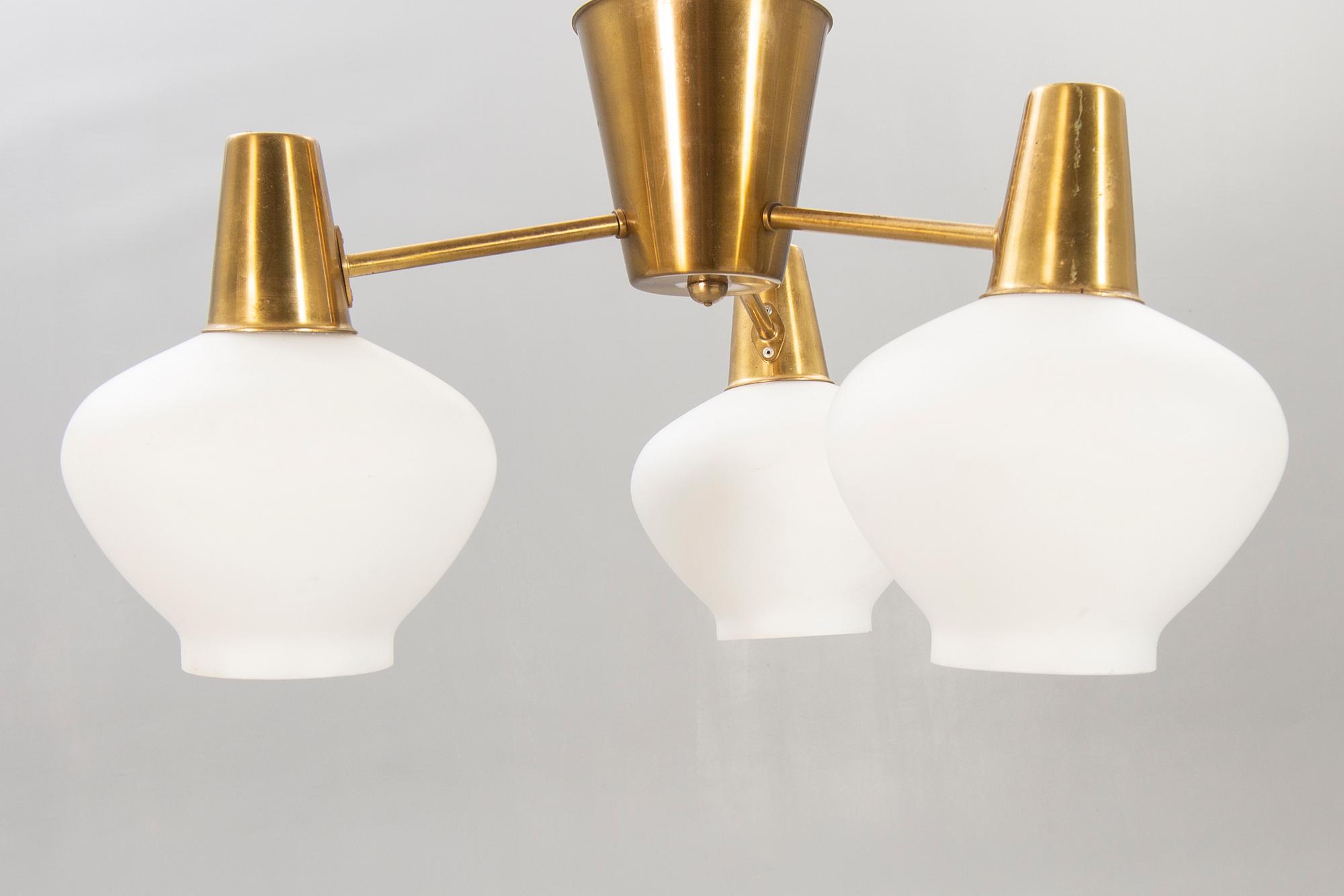 Ceiling lamp, Asea, mid-20th century.