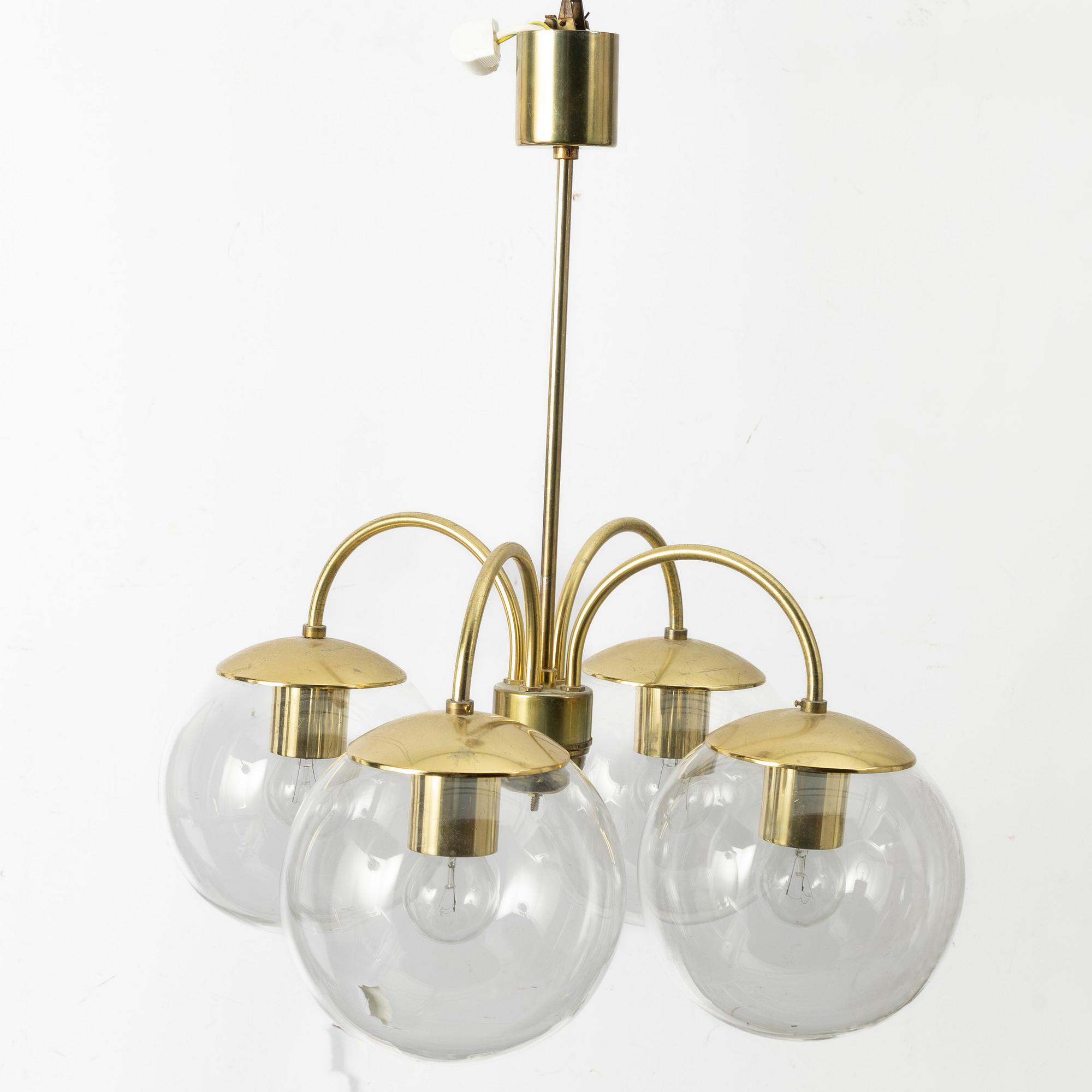 A ceiling lamp, 1970s.