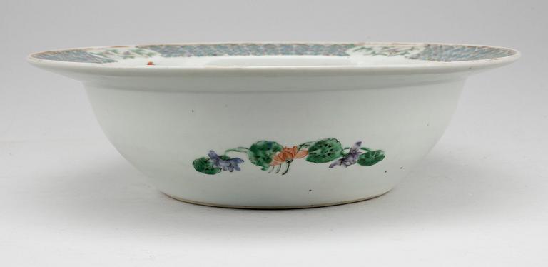TVÄTTFAT, porslin, kina, 1800/1900-tal.
