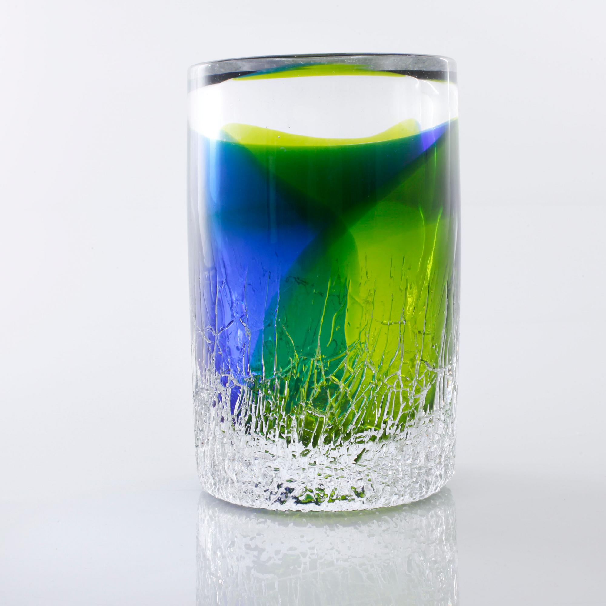 A glass vase by Göran Wärff for Kosta, signed and numbered, second half of the 20th century.