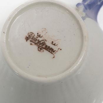 Alf Wallander, 10 coffee cups with saucers, "Dragonfly", Rörstrand, Art Nouveau.