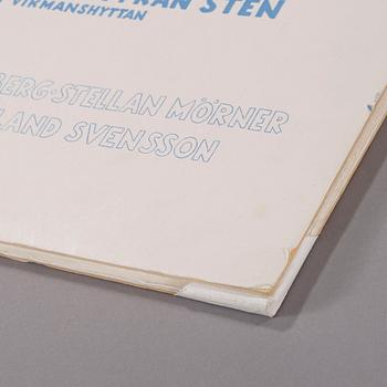 MAPP MED FÄRGLITOGRAFIER, 5 st, "Lito 30 1945 1975", numrerade 166/350.