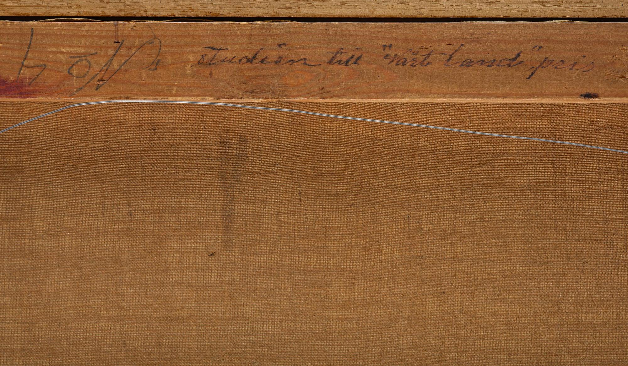 Otto Hesselbom, Study for "Our Country".