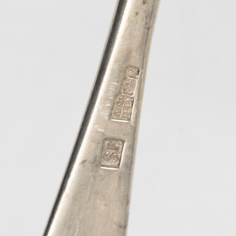 A silver cutlery set, Estonia and Russia, circa 1900 (78 pieces).