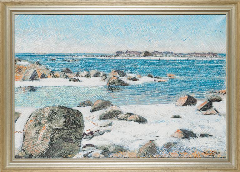 Erkki Luhtala, öljy kankaalle, signeerattu ja päivätty 1994.