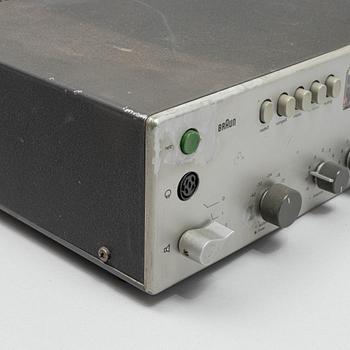 Dieter Rams, stereoutrustning, 5 delar, Braun, Tyskland 1970-tal.
