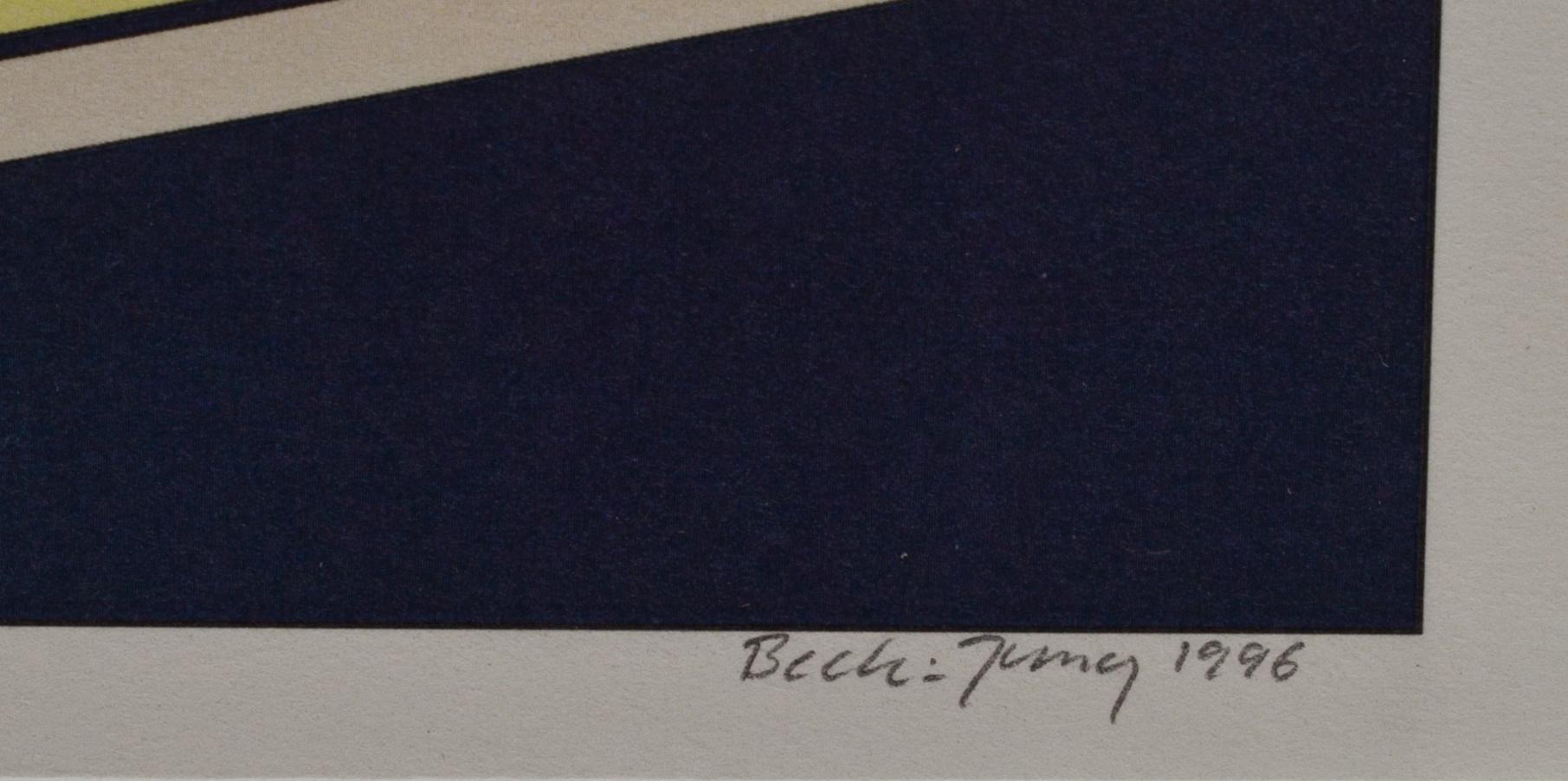 BECK & JUNG (HOLGER BÄCKSTRÖM & BO LJUNGBERG). Computerlaserprint, signerad och daterad 1996.