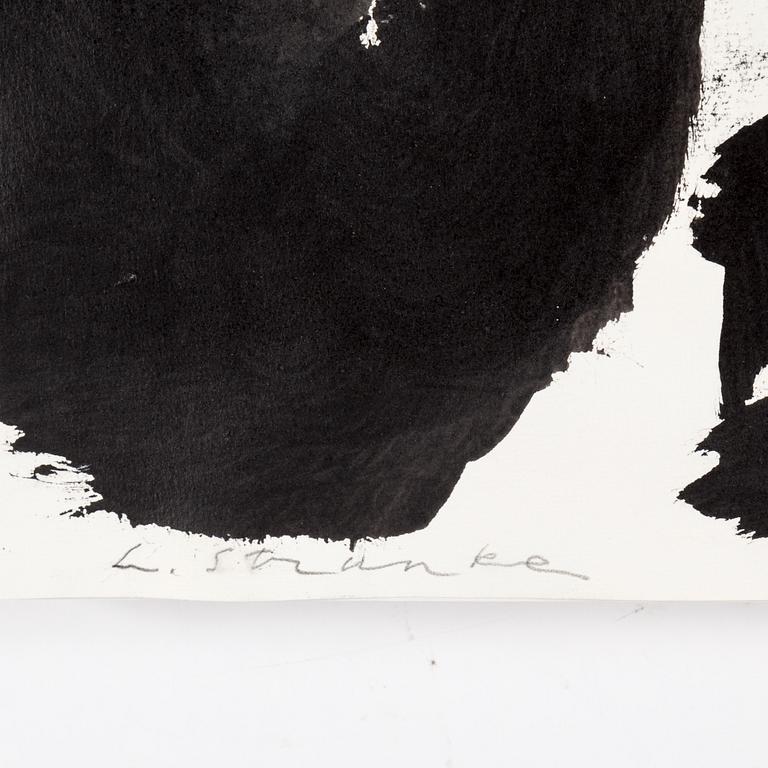 LARIS STRUNKE, Tusch, signerad.