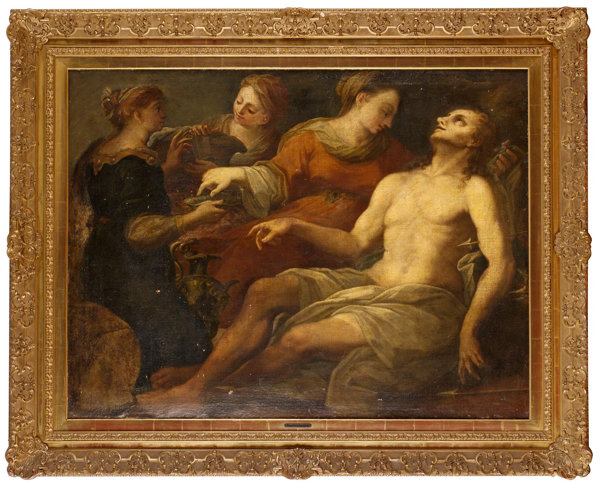 Luca Giordano Hans efterföljd, St Sebastian.