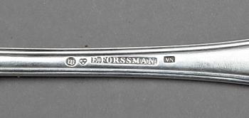SKEDAR, 21 st, silver, bl a E. Forrsman, 1875, tot vikt 628 gram.