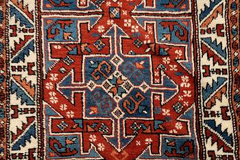 A rug, antique Bergama, possibly, ca 143 x 82 cm.