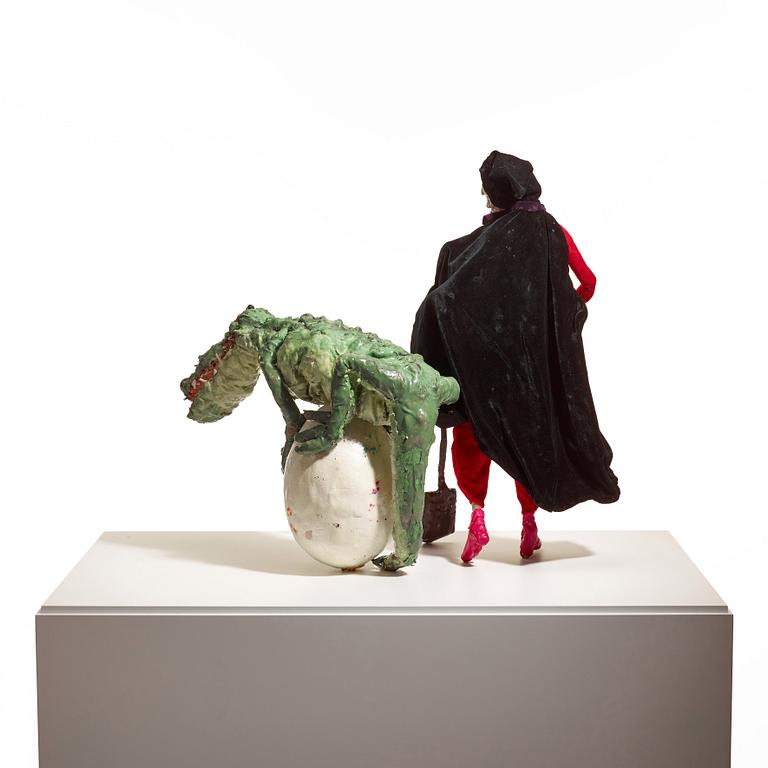 Nathalie Djurberg & Hans Berg, "Crocodile, Egg, Man" från "I am Saving this Egg for Later".