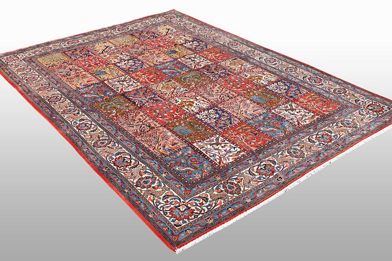A carpet, Qum, ca 336 x 248 cm.