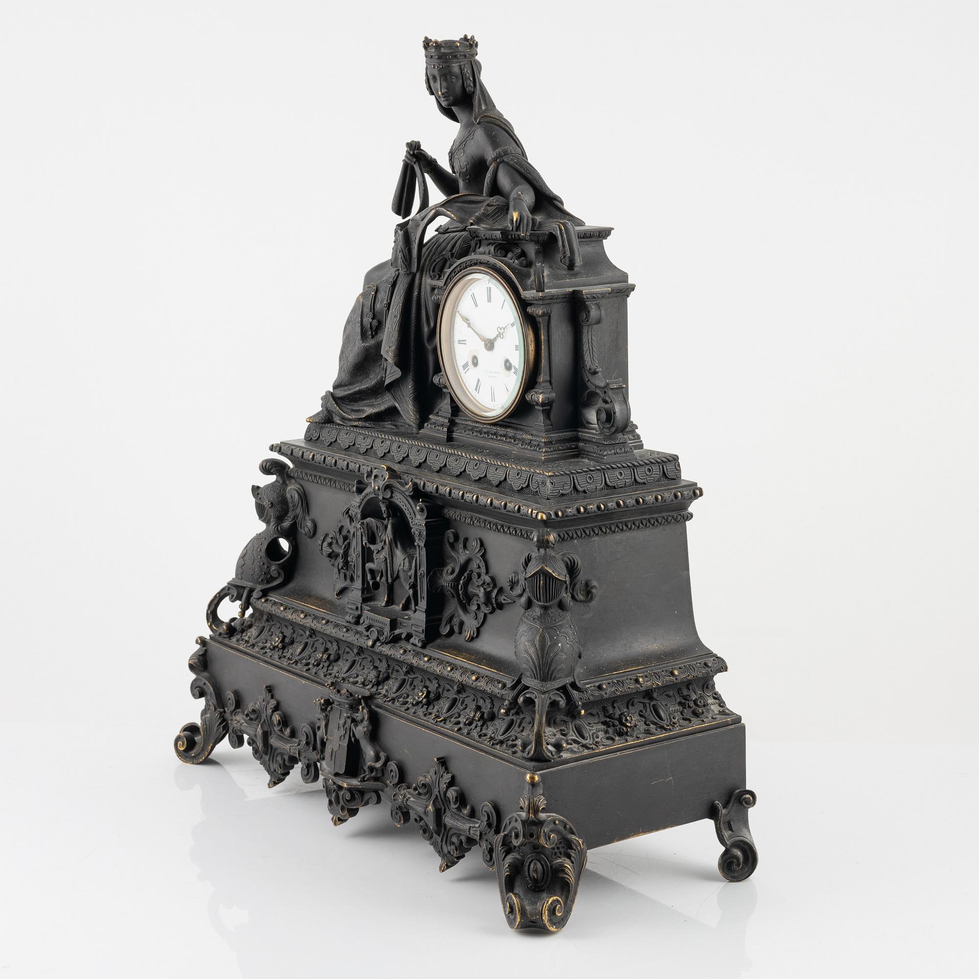 Bordspendyl,  Frankrike, sent 1800-tal.