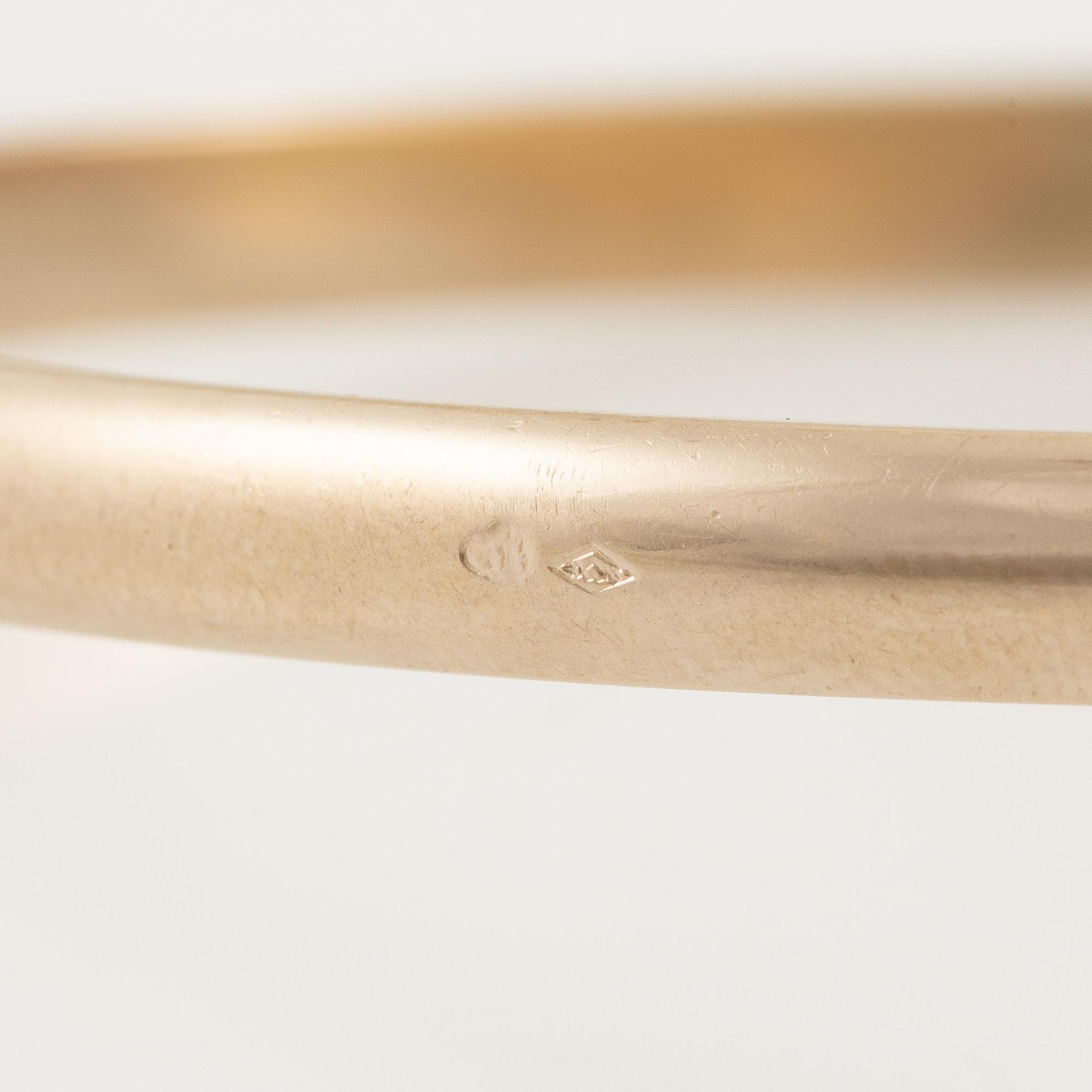 A Cartier bracelet "Trinity" 18K gold in three colours.