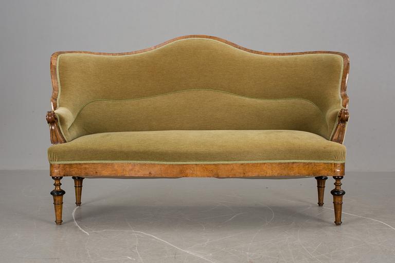 SOFFA, nyrokoko, 1800-talets andra hälft.