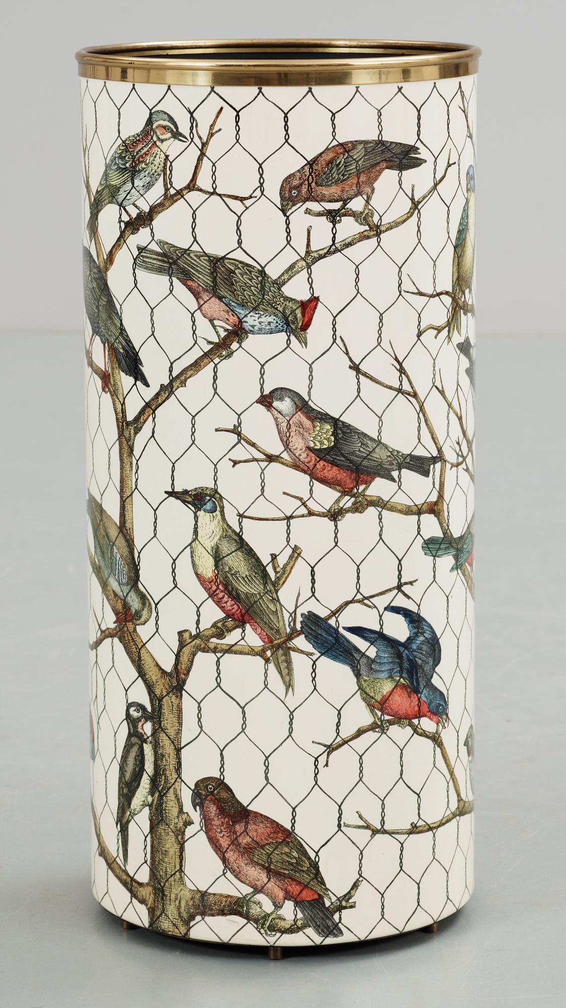 A Piero Fornasetti umbrella stand, Milano, Italy.