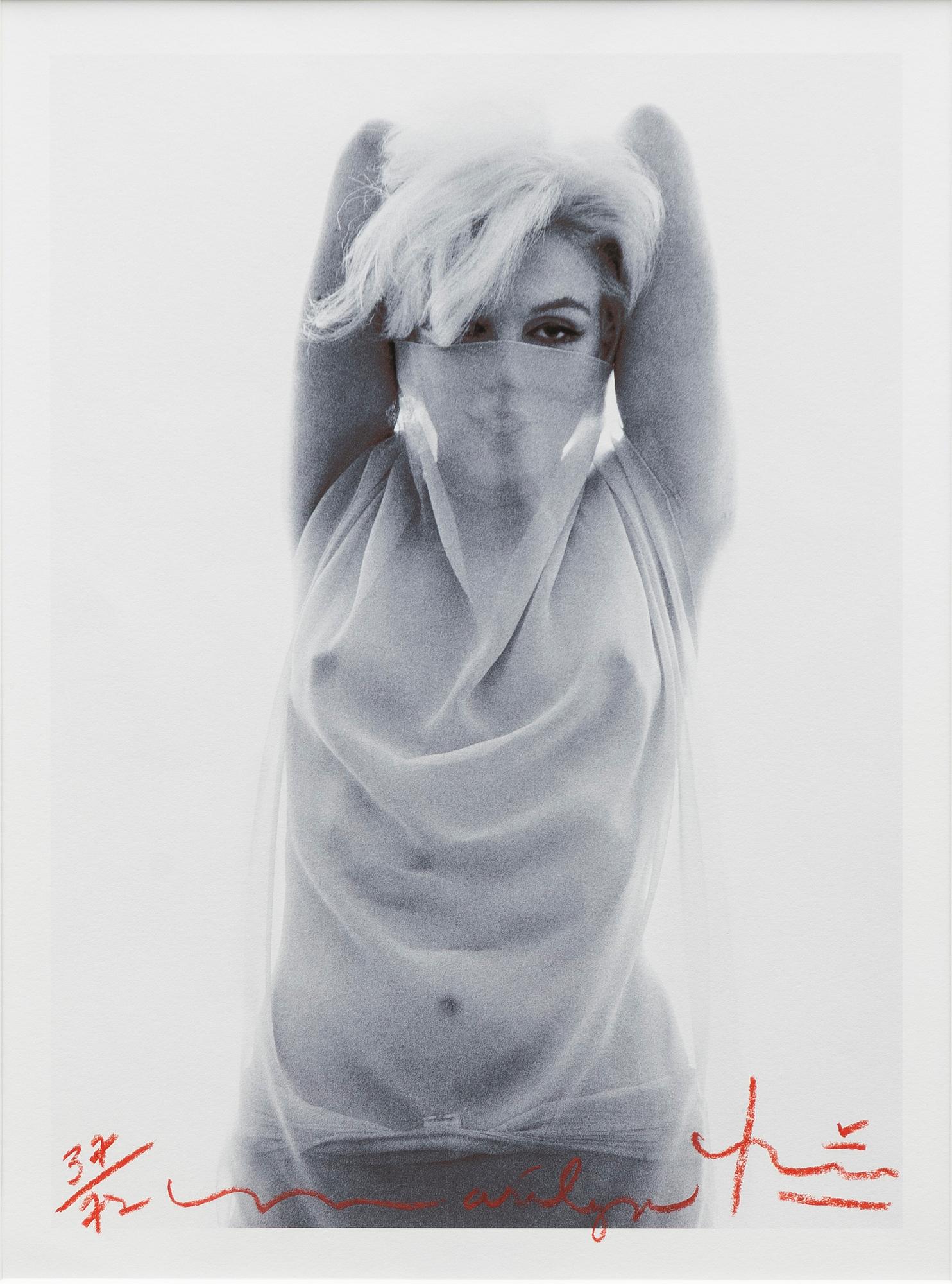 Bert Stern, "Marilyn Monroe, Arabian", 1962.