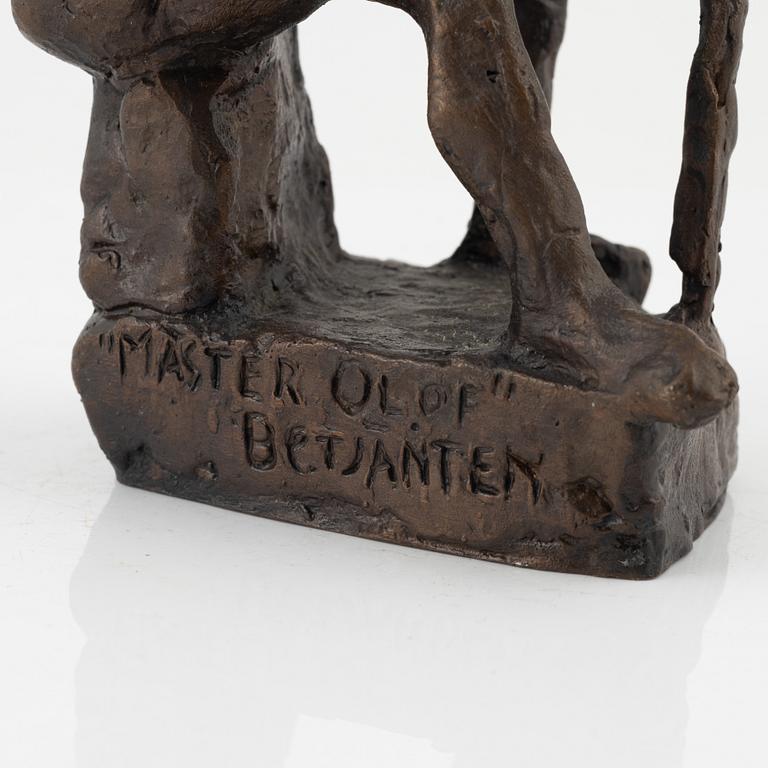 Bror Marklund, Sculpture, bronze, signed BM, height 18.5 cm.