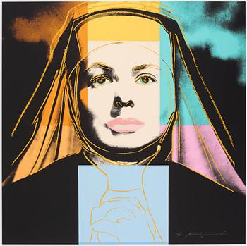 Andy Warhol, "Three portraits of Ingrid Bergman by Andy Warhol".