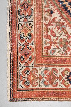 A runner, antique, Malajir, ca 510 x 147 cm.