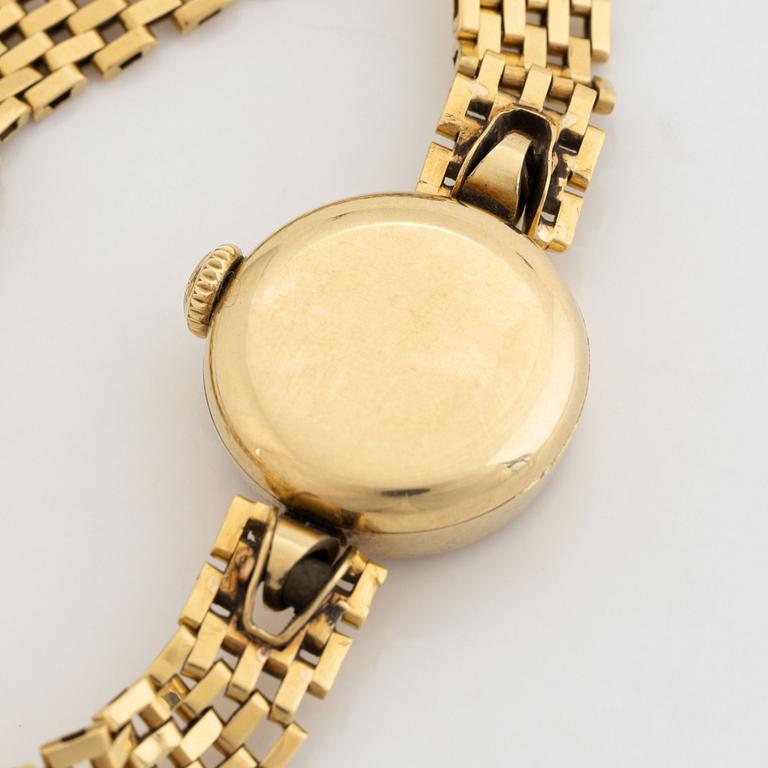 18K and 14K gold Longines ladies watch.