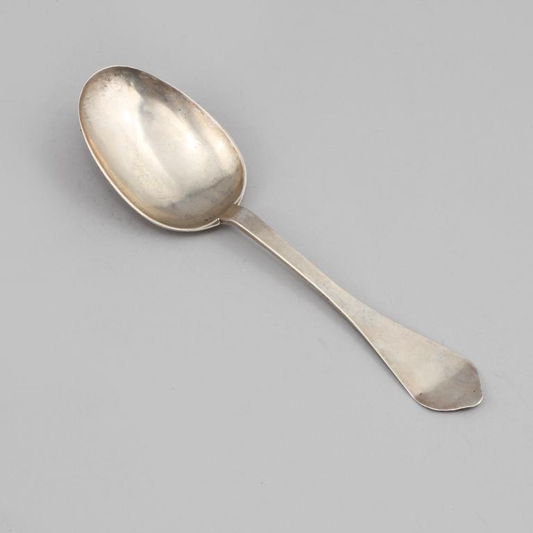 SKED, silver, Johan Wennerwall, Göteborg, 1756, vikt 50 g.